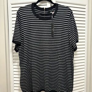 Black and White Striped Women’s Shirt